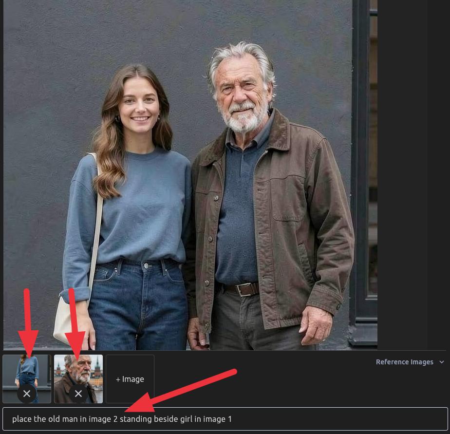 Add person using reference image