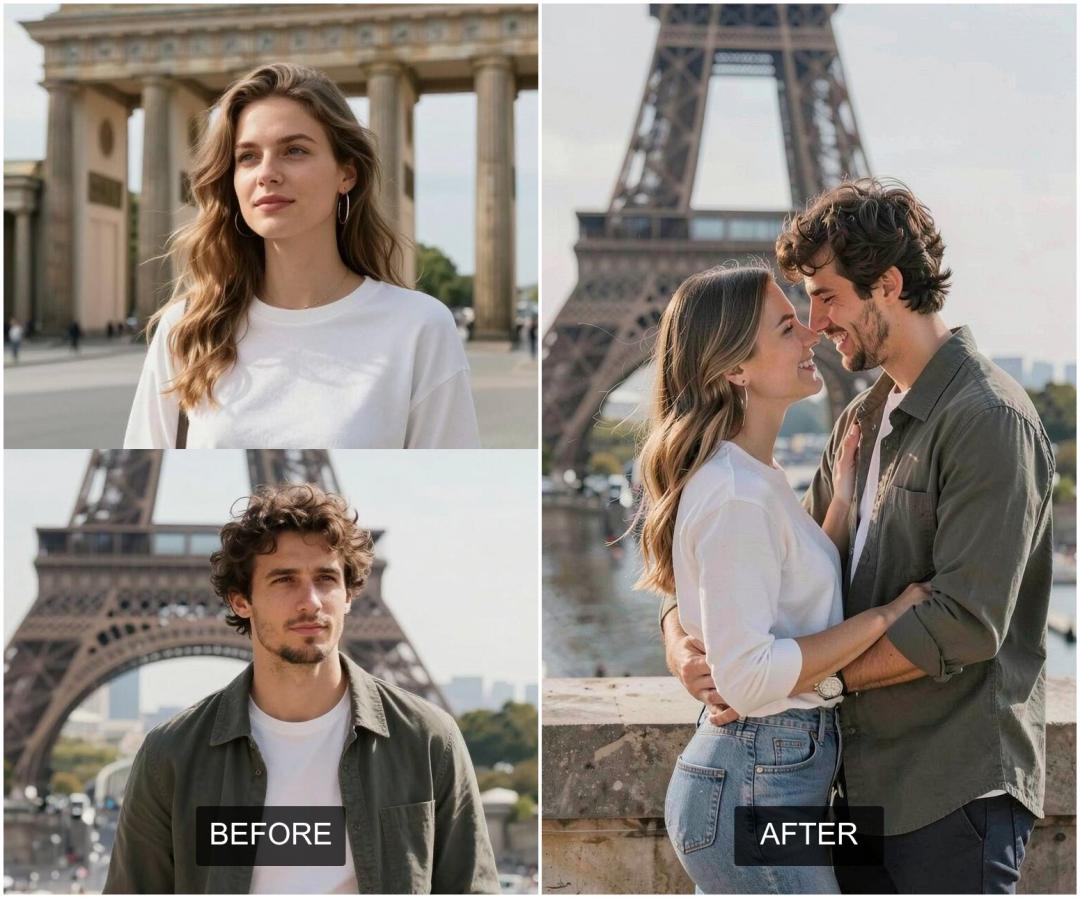 Sample output of AiSudo AI Couple Photo