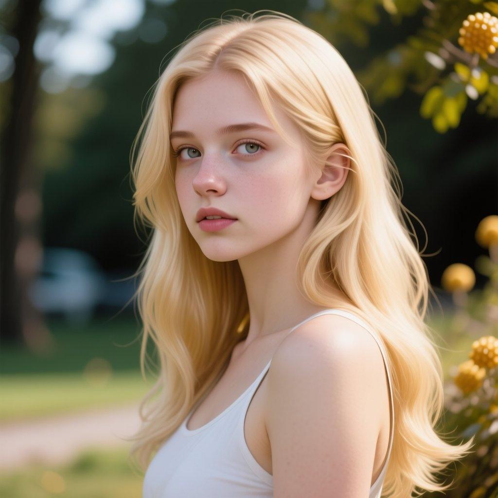 honey-blonde hair color