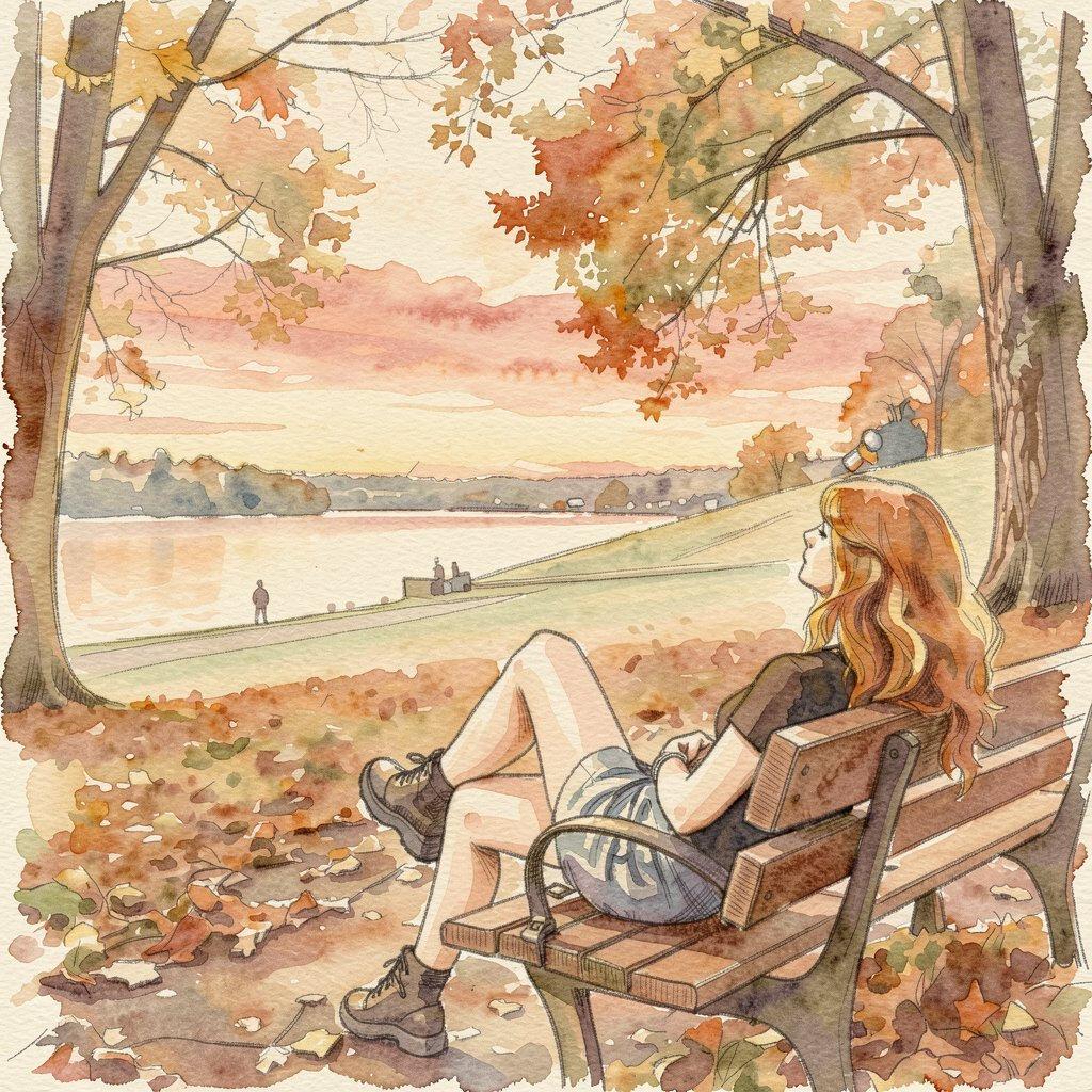 Sample output of AiSudo AI Watercolor Your Photo tool