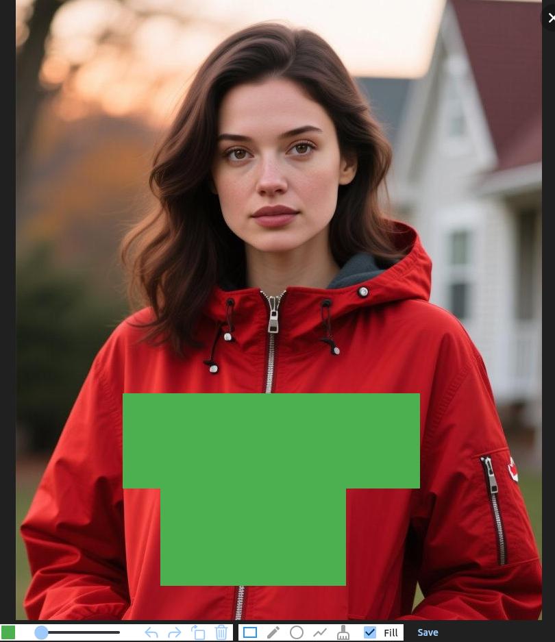 Remove text - mark the image