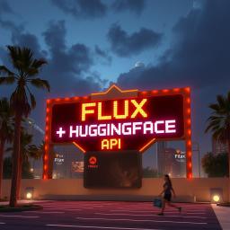 Connect to HuggingFace Flux.1 API with AiSudo Icon